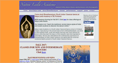 Desktop Screenshot of natyaleela.com