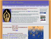 Tablet Screenshot of natyaleela.com